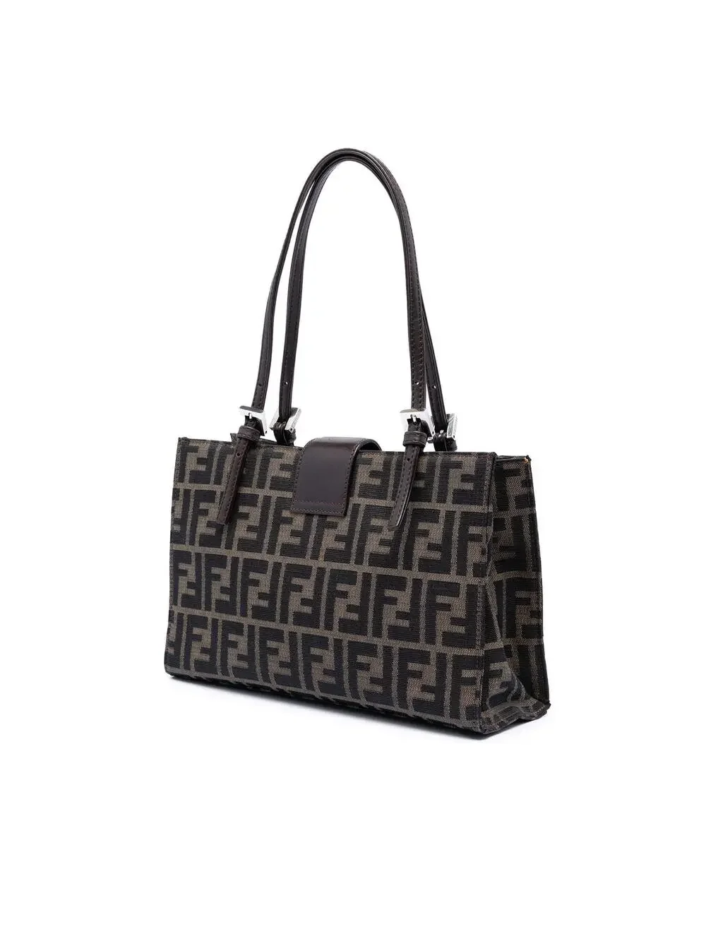 Fendi Zucca Canvas Shoulder Bag Pre- #277448F75B